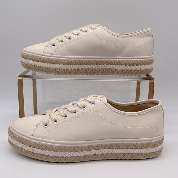 Kate Spade New in Box Taylor Sneakers KG544 Cream - Picture 4 of 16